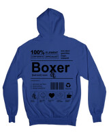 Ζακέτα Φούτερ με κουκούλα - Boxer - Color Thumbnail Μπλε Ρουά