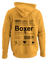 Φούτερ με κουκούλα - Boxer - Color Thumbnail Κίτρινο Χρυσό