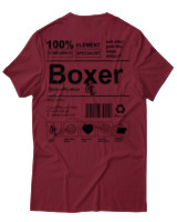 T-Shirt Αντρικό - Boxer - Color Thumbnail Σκούρο Κόκκινο