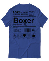 T-Shirt Αντρικό - Boxer - Color Thumbnail Μπλε Ρουά