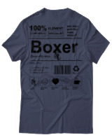 T-Shirt Αντρικό - Boxer - Color Thumbnail Μπλε Γκρι