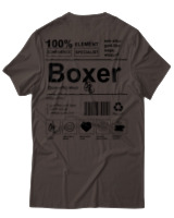 T-Shirt Αντρικό - Boxer - Color Thumbnail Καφέ