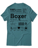 T-Shirt Αντρικό - Boxer - Color Thumbnail Μπλε Πράσινο