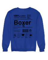 Φούτερ χωρίς κουκούλα Γυναικείο - Boxer - Color Thumbnail Μπλε Ρουά