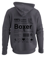 Φούτερ με κουκούλα - Boxer - Color Thumbnail Ανθρακί