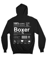 Ζακέτα Φούτερ με κουκούλα Γυναικείο - Boxer - Color Thumbnail Μαύρο
