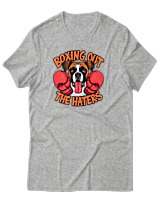 T-Shirt Αντρικό - Boxing - Color Thumbnail Γκρι Μελανζέ