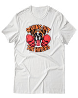 T-Shirt Αντρικό - Boxing - Color Thumbnail Άσπρο