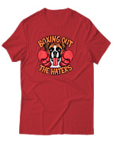 T-Shirt Αντρικό - Boxing - Color Thumbnail Κόκκινο