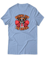 T-Shirt Αντρικό - Boxing - Color Thumbnail Γαλάζιο