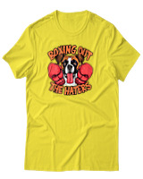 T-Shirt Αντρικό - Boxing - Color Thumbnail Κίτρινο