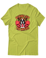 T-Shirt Αντρικό - Boxing - Color Thumbnail Λαχανί