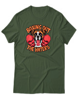 T-Shirt Αντρικό - Boxing - Color Thumbnail Κυπαρισσί