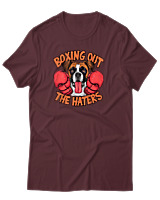 T-Shirt Αντρικό - Boxing - Color Thumbnail Μπορντό