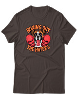 T-Shirt Αντρικό - Boxing - Color Thumbnail Καφέ