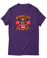 T-Shirt Αντρικό - Boxing - Color Thumbnail Σκούρο Μωβ