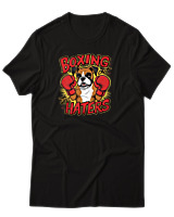 T-Shirt Αντρικό - Boxing The Haters - Color Thumbnail Μαύρο