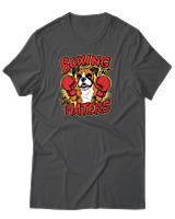 T-Shirt Αντρικό - Boxing The Haters - Color Thumbnail Ανθρακί