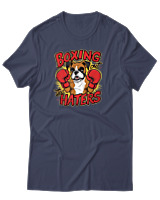 T-Shirt Αντρικό - Boxing The Haters - Color Thumbnail Μπλε Γκρι