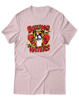 T-Shirt Αντρικό - Boxing The Haters - Color Thumbnail Απαλό Ροζ