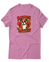 T-Shirt Αντρικό - Boxing The Haters - Color Thumbnail Ροζ