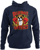 Φούτερ με κουκούλα - Boxing The Haters - Color Thumbnail Navy Blue