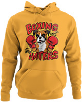 Φούτερ με κουκούλα - Boxing The Haters - Color Thumbnail Κίτρινο Χρυσό