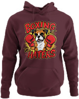 Φούτερ με κουκούλα - Boxing The Haters - Color Thumbnail Marron