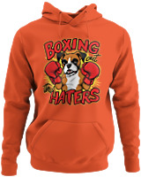 Φούτερ με κουκούλα - Boxing The Haters - Color Thumbnail Orange
