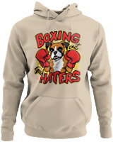 Φούτερ με κουκούλα - Boxing The Haters - Color Thumbnail Μπέζ