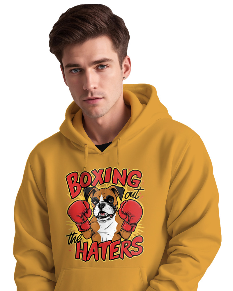 Φούτερ με κουκούλα - Boxing The Haters - Image 2