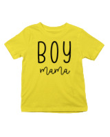 T-Shirt  Παιδικό - Boy Mama - Color Thumbnail Κίτρινο