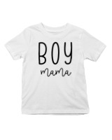 T-Shirt  Παιδικό - Boy Mama - Color Thumbnail 'Ασπρο
