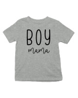 T-Shirt  Παιδικό - Boy Mama - Color Thumbnail Γκρι Μελανζέ