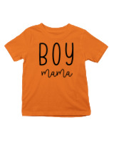 T-Shirt  Παιδικό - Boy Mama - Color Thumbnail Πορτοκαλί