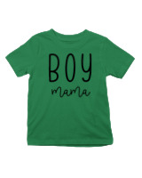T-Shirt  Παιδικό - Boy Mama - Color Thumbnail Πράσινο