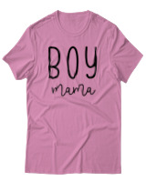 T-Shirt  Γυναικείο - Boy Mama - Color Thumbnail Ροζ