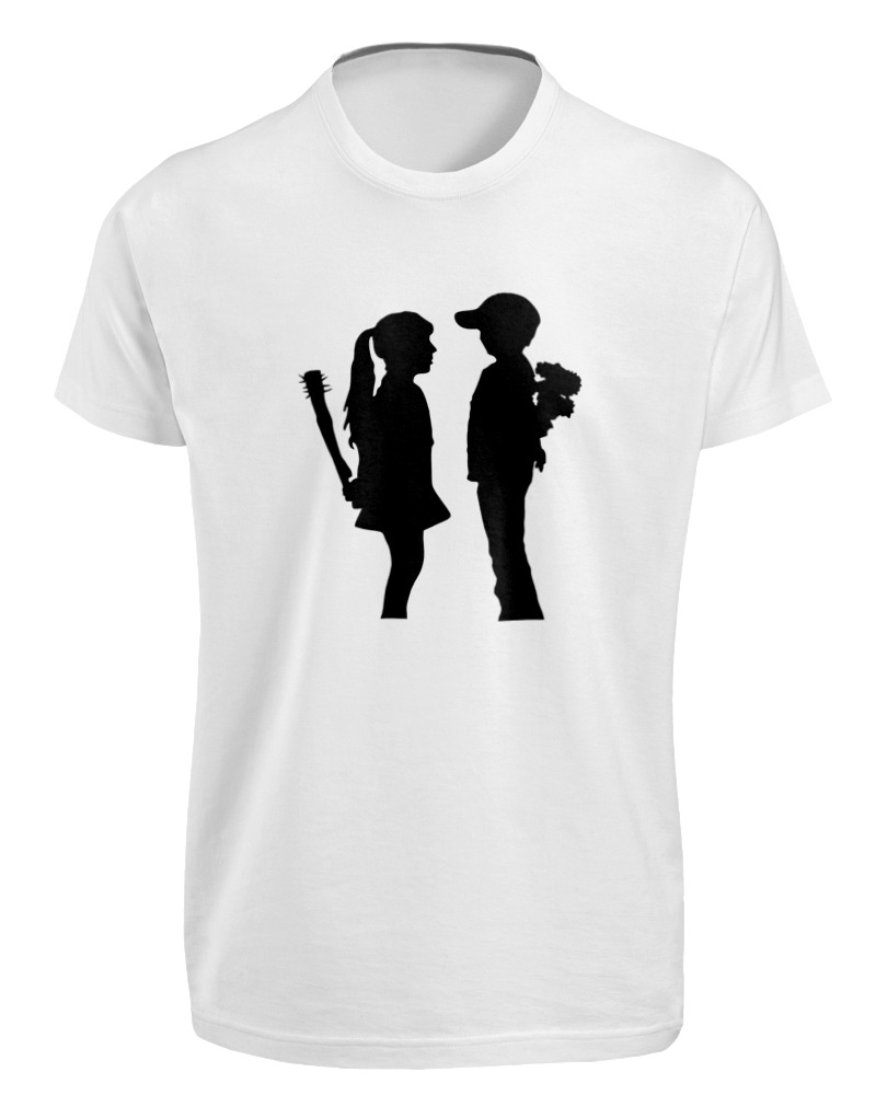 Boy With Flower Girl With Bat - Image 0
