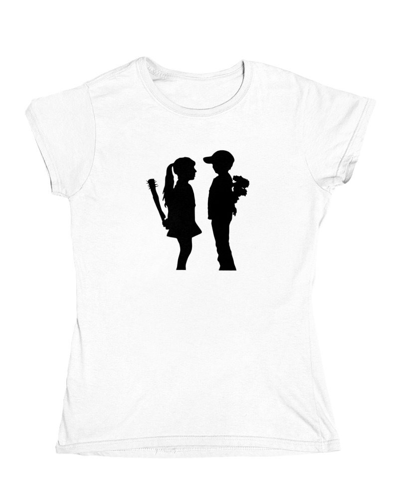 Boy With Flower Girl With Bat - Image 0