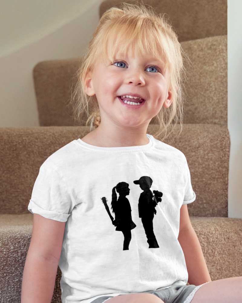 Boy With Flower Girl With Bat - Image 2