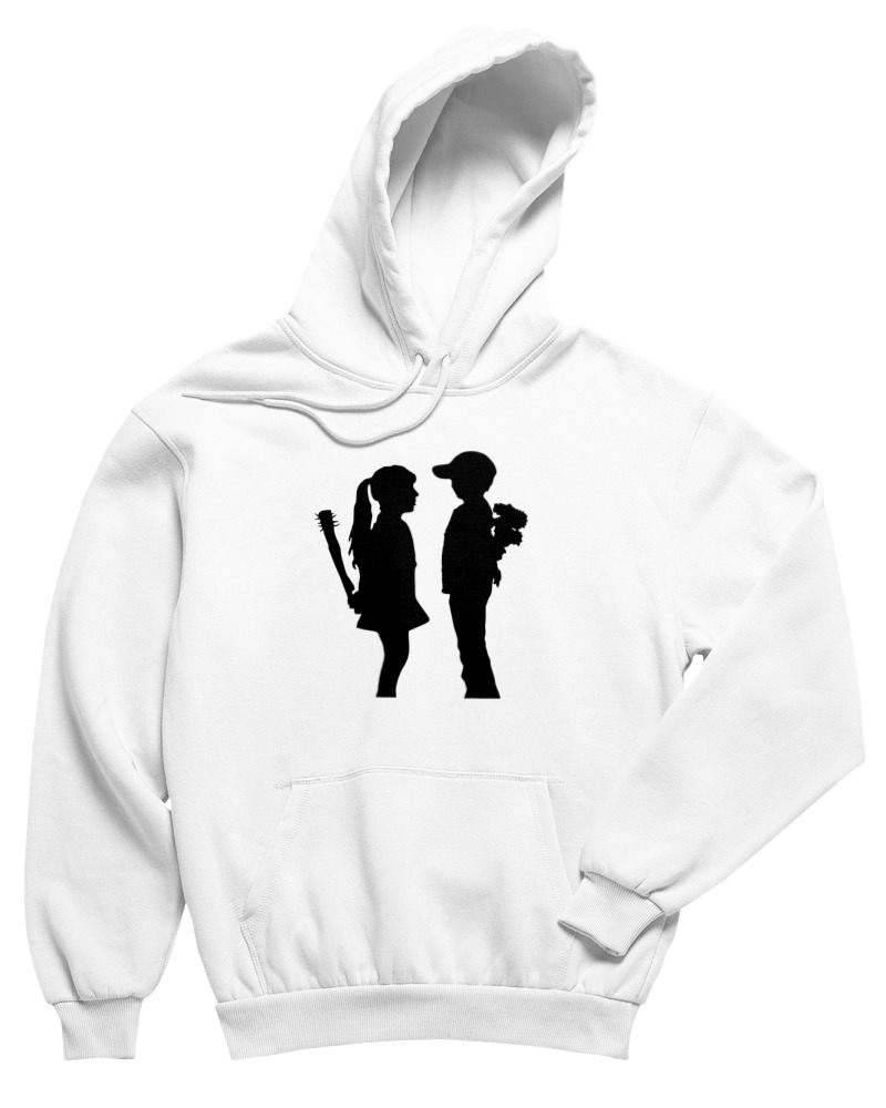 Boy With Flower Girl With Bat - Image 0