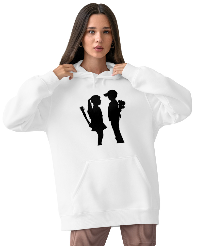 Boy With Flower Girl With Bat - Image 2