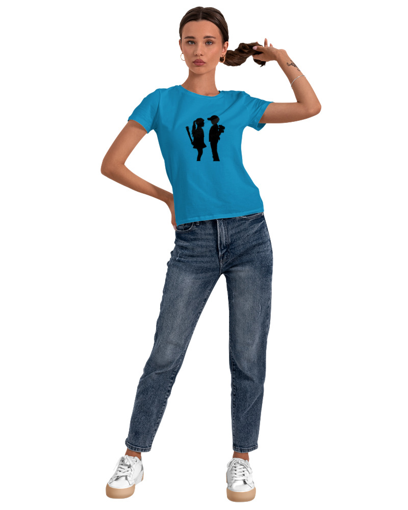 Boy With Flower Girl With Bat - Image 2