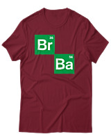 T-Shirt Αντρικό - Br35 Ba56 - Color Thumbnail Σκούρο Κόκκινο