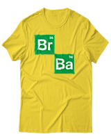 T-Shirt Αντρικό - Br35 Ba56 - Color Thumbnail Χρυσό Κίτρινο
