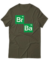 T-Shirt Αντρικό - Br35 Ba56 - Color Thumbnail Χακί