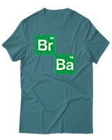 T-Shirt Αντρικό - Br35 Ba56 - Color Thumbnail Μπλε Πράσινο