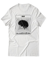 T-Shirt Αντρικό - Brain - Color Thumbnail Άσπρο