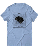T-Shirt Αντρικό - Brain - Color Thumbnail Γαλάζιο