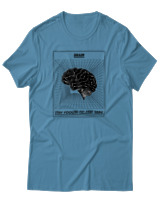 T-Shirt Αντρικό - Brain - Color Thumbnail Τιρκουάζ